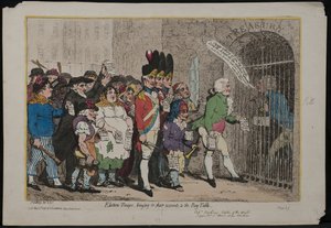 Truppe elettorali che portano i loro conti al tavolo dei pagamenti, 1788